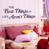  The Best Things In Life Aren't Things Proverb Wall Quotes